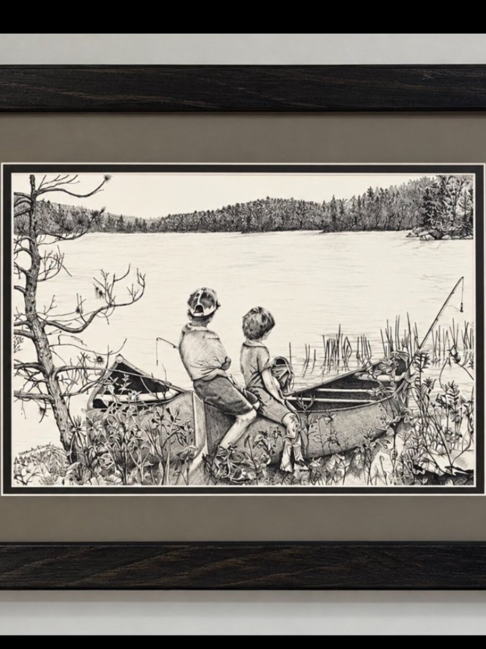 ART PENCIL ILLUSTRATION Nature's Treasures Algonquin Series Sharon Girdwood
